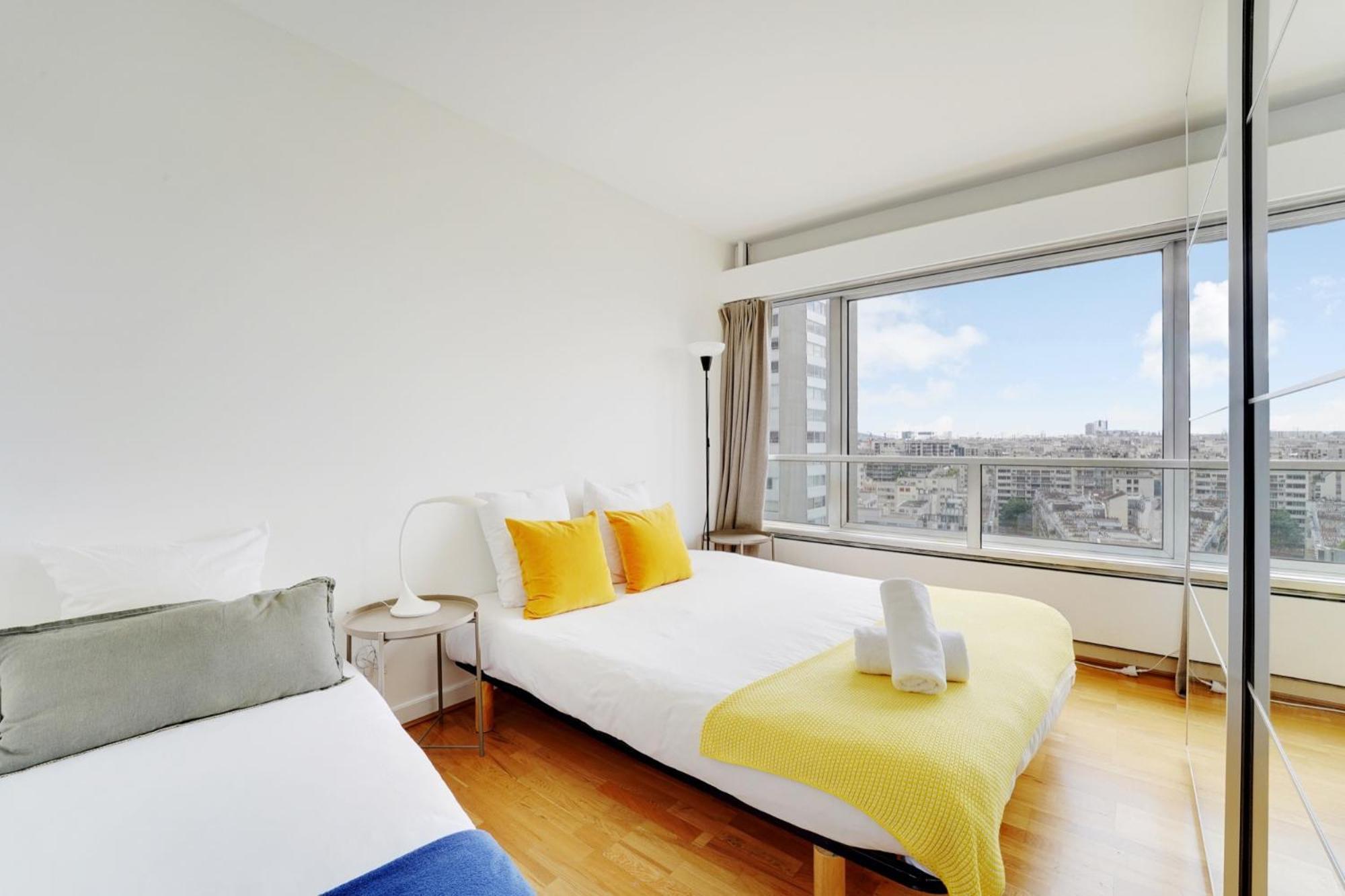 Appartement Seine & Eiffel 100m2 Avec Vue Panoramique Parking